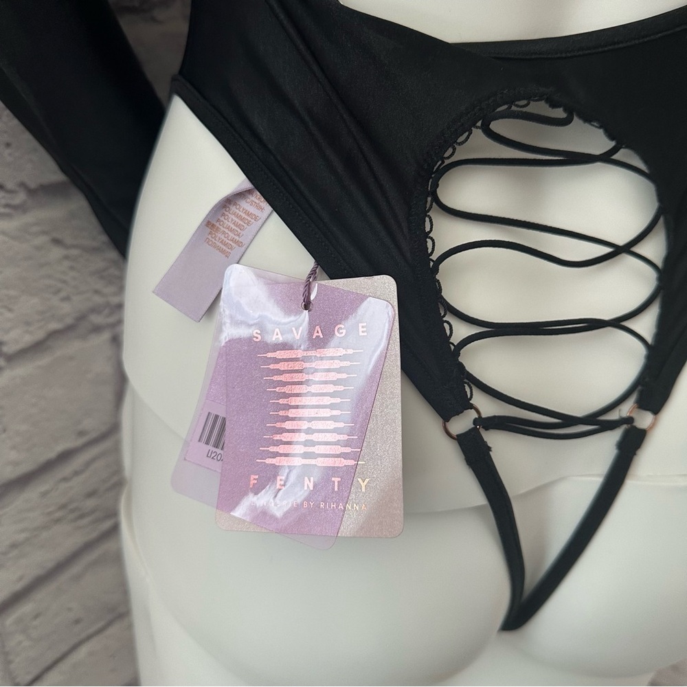 Savage x  fenty sexy black bodysuit - Picture 9 of 10